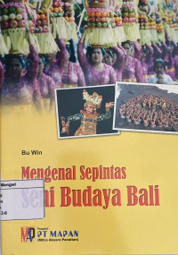 Image of Mengenal Sepintas Seni Budaya Bali