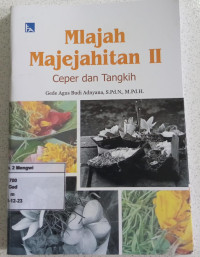 Image of Mlajah Majejahitan II Ceper dan Tangkih