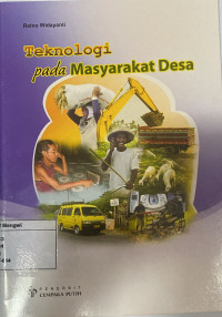 Image of Teknologi pada Masyarakat Desa
